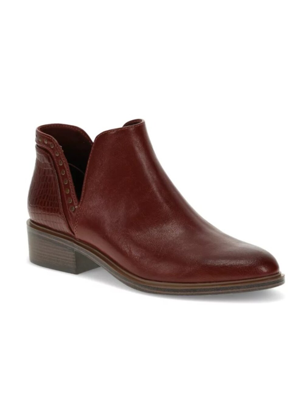 Baretraps Avril Western Ankle Booties Mahogany Studded Boho - 8.5M